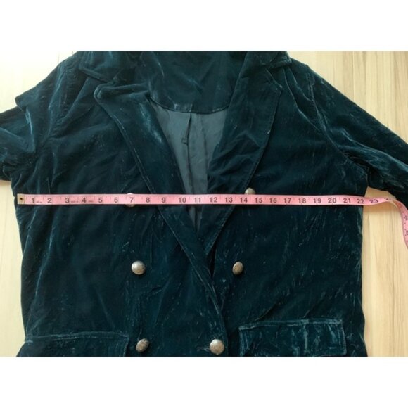 Free People Velvet Trench Coat - M - Picture 6 of 6
